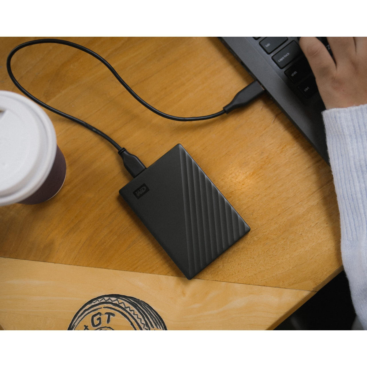 WD 5TB My Passport, Portable External Hard Drive, Black, backup software with defense against ransomware, and password protection, USB 3.1/USB 3.0 compatible - WDBPKJ0050BBK-WESN