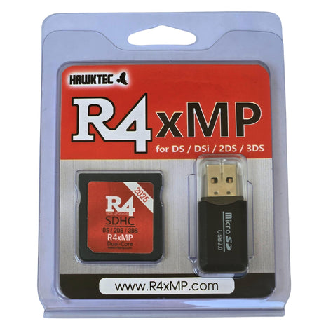 R4 2026 R4xMP SDHC Dual Core Update Adapter Memory Card for NDS DS DSI 2DS 3DS New 2DS New 3DS XL, No Timebomb