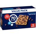 Fiber One 70 Calorie Brownies, Chocolate Chip Cookie Snack Bars, 2g Sugar, Value Pack, 12 Ct, 10.6 oz