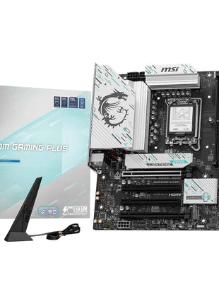 MSI B860M Gaming Plus WiFi Motherboard, mATX - Supports Intel Core Ultra Processors (Series 2), LGA 1851 - DDR5 Memory Boost 8800+ MT/s (OC), PCIe 5.0 x16, M.2 Gen5, Intel Killer 5G LAN, Wi-Fi 7