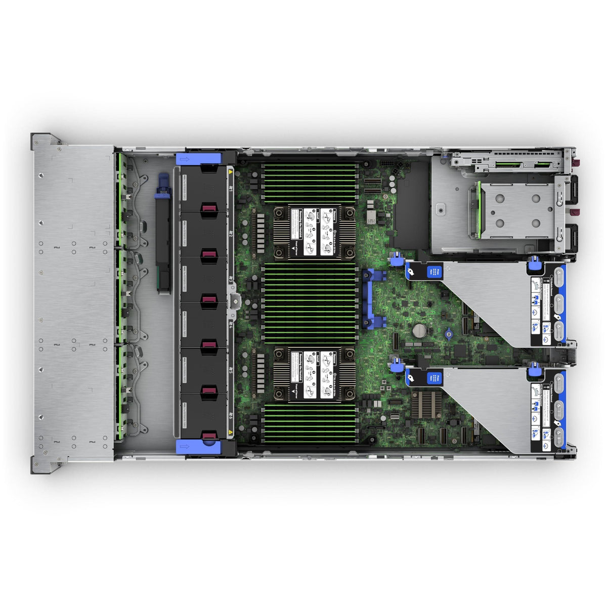 Hewlett Packard Enterprise ProLiant DL380 Gen11 Rack Server w/one Intel Xeon Silver 4510 Processor, 2.4GHz 12c 1P 64GB‑R 8SFF MR408i‑o 2x2.4TB HDD 2x1000W PS (HPE Smart Choice P72983-005)
