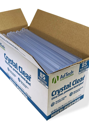 AdTech Hot Glue Sticks 10 inch Full Size, Clear, 85 Sticks