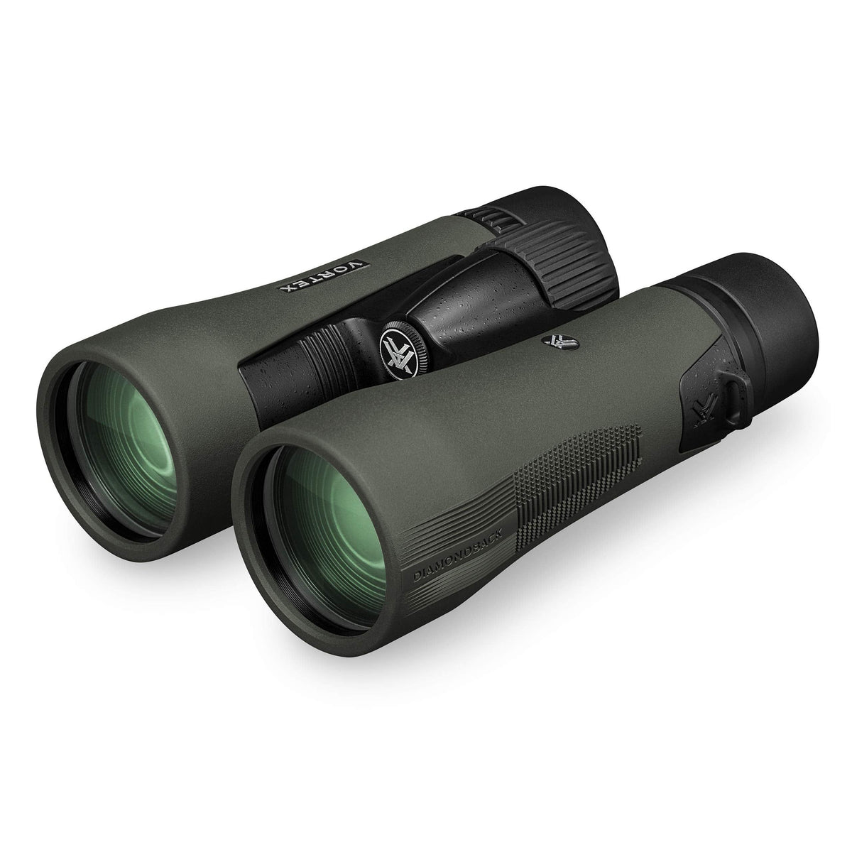 Vortex Optics Diamondback HD 12x50 Binoculars - HD Optical System, Non-slip Grip, Waterproof, Fogproof, Shockproof, Included GlassPak - Unlimited, Unconditional Warranty
