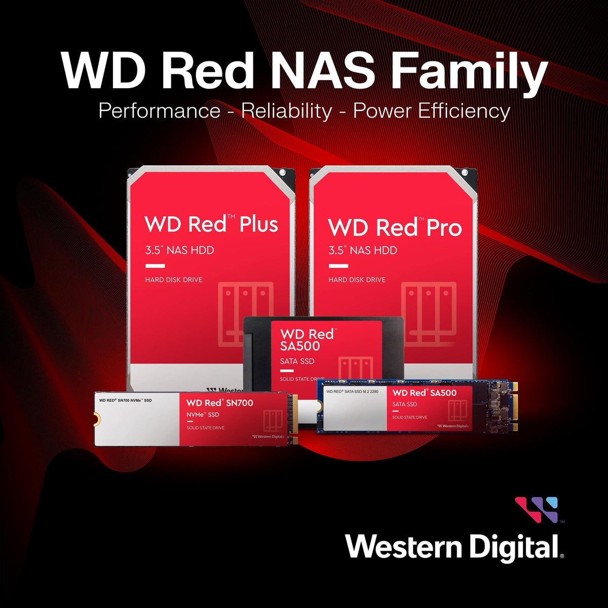 Western Digital 4TB WD Red Plus NAS Internal Hard Drive HDD - 5400 RPM, SATA 6 Gb/s, CMR, 256 MB Cache, 3.5" -WD40EFPX