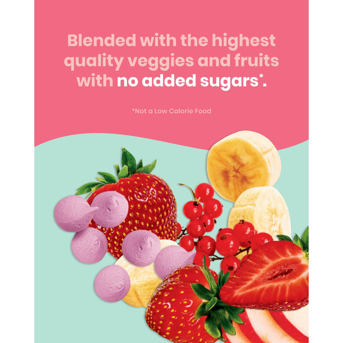 Amara Smoothie Melts - Mixed Red Berries - Baby Snacks Made With Fruits and Vegetables - Healthy Toddler Snacks For Your Kids Lunch Box - Organic Plant Based Yogurt Melts - 6 Resealable Bags