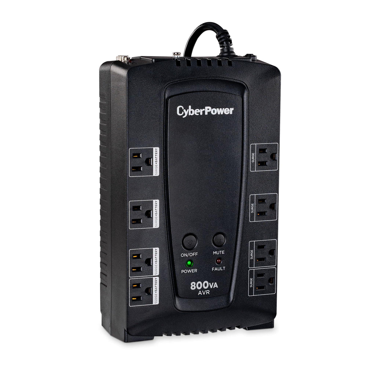 CyberPower CP800AVR AVR UPS Battery Backup and Surge Protector, 800VA/450W, 8 Outlets, Compact, UL Certified
