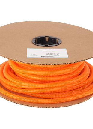 Panduit CLT75F-C3 Slit Wall Corrugated Loom Tubing, Orange