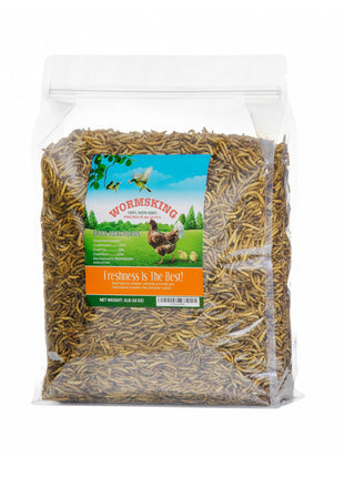 2LB Dried Mealworms for Poultry, Wild Birds,Tasty Bird Food