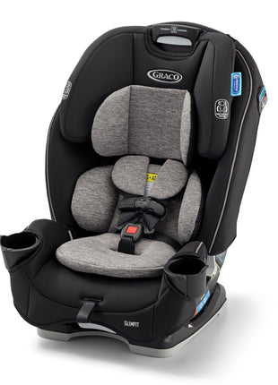 Graco Slimfit 3-in-1 Convertible Car Seat, Slim Car Seat with Space-Saving Design, Highback Booster Seat with 10-Position Headrest, Rear Facing and Forward Facing Carseat, Jarret