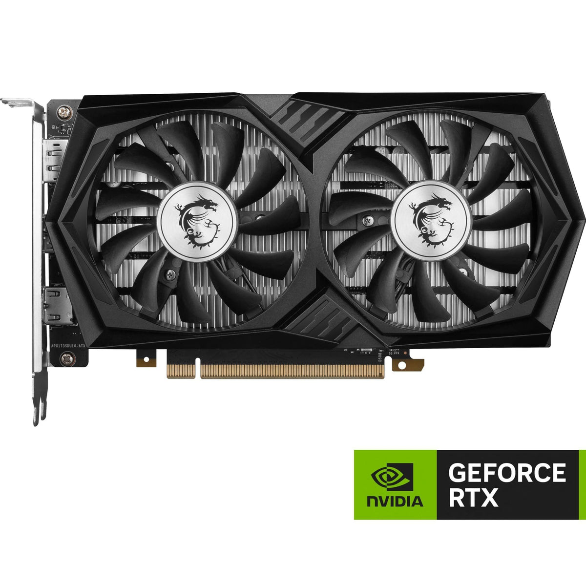 MSI Gaming RTX 3050 Gaming X 6G Graphics Card (NVIDIA RTX 3050, 96-Bit, Boost Clock: 1507 MHz, 6GB GDDR6 14 Gbps, HDMI/DP, Ampere Architecture)
