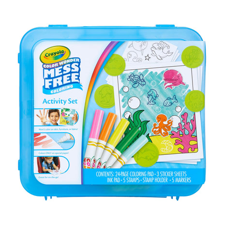 Crayola Color Wonder Mess Free Coloring Activity Set (30+ Pcs) | Portable Travel Art Kit, Holiday or Birthday Gift for Kids & Toddlers, Ages 3+