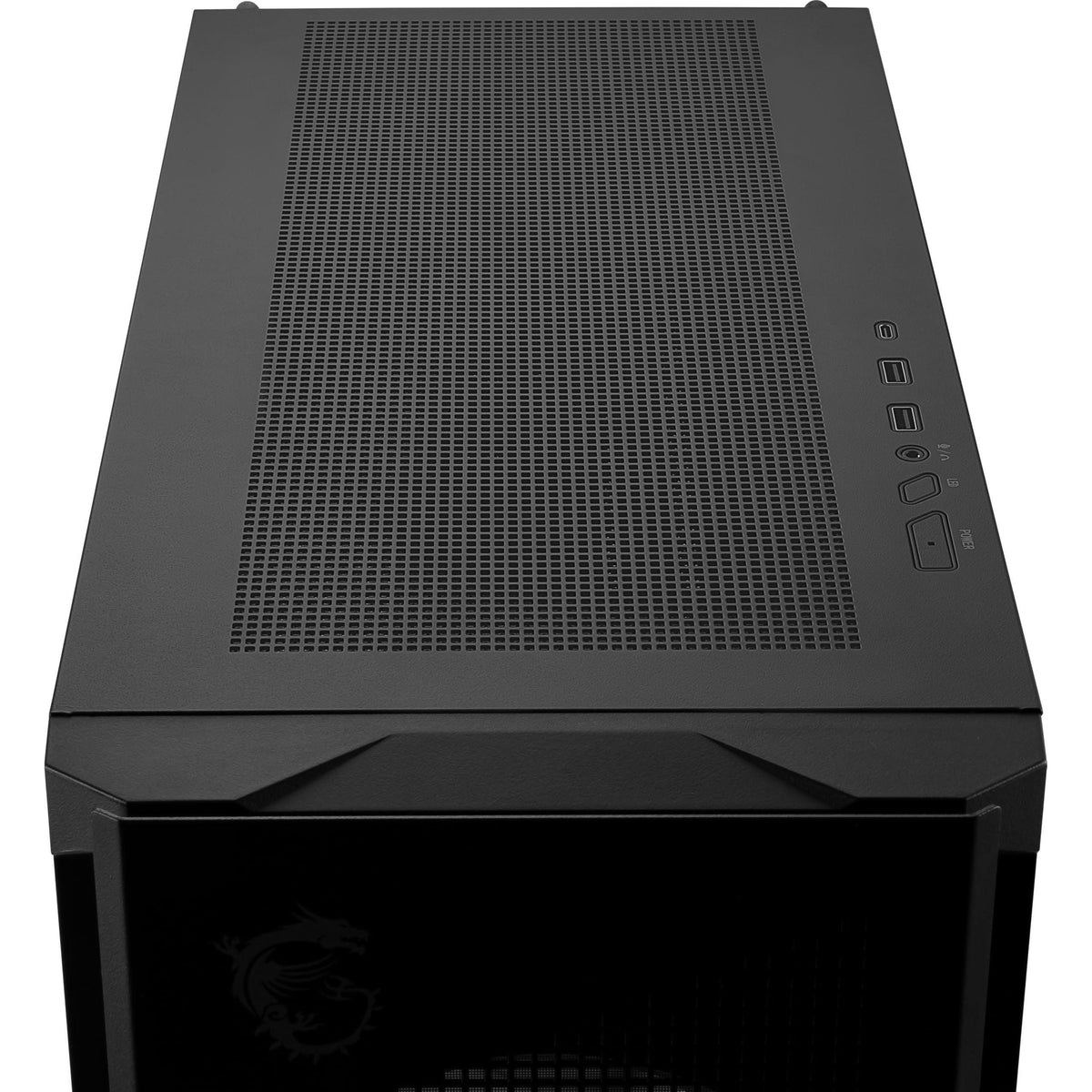MSI MPG Velox 300R Airflow PZ - Mid-Tower Gaming PC Case - Tempered Glass Side Panel - 2 x 160 mm Dual Layer Blades Fans - Liquid Cooling Support up to 360mm Radiator - Mesh Panel for Airflow