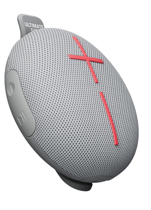 Ultimate Ears MINIROLL Waterproof Bluetooth Speaker - Revive Grey | Balanced bass, dustproof, 131 ft (40 m) range