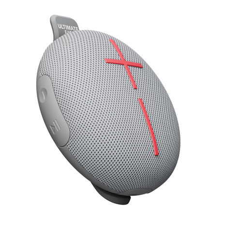 Ultimate Ears MINIROLL Waterproof Bluetooth Speaker - Revive Grey | Balanced bass, dustproof, 131 ft (40 m) range