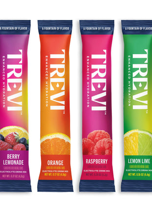 TREVI Electrolytes Powder Packets, Sugar Free Hydration, Classic 28 Pack