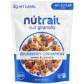 NuTrail Nut Granola Cereal, Blueberry Cinnamon, No Sugar Added, Keto, Low Carb, Gluten Free, Grain Free, Healthy Breakfast 8 oz. 1 Count