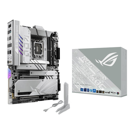 ASUS ROG MAXIMUS Z890 APEX Intel Z890 LGA 1851 ATX motherboard, Advanced AI PC-ready, 22+2+1+2 stages, DDR5, WiFi 7, 5G LAN, 3x PCIe 5.0 M.2, ThunderboltTM 4, USB Type-C, AI OC, Cooling & Networking