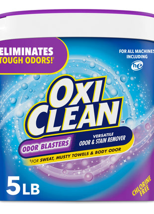 OxiClean Odor Blasters Versatile Odor and Laundry Stain Remover Powder, 5 lb