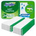 Swiffer Sweeper Wet Mopping Cloths, Mops for Floor Cleaning, Open-Window Fresh, 24 Count