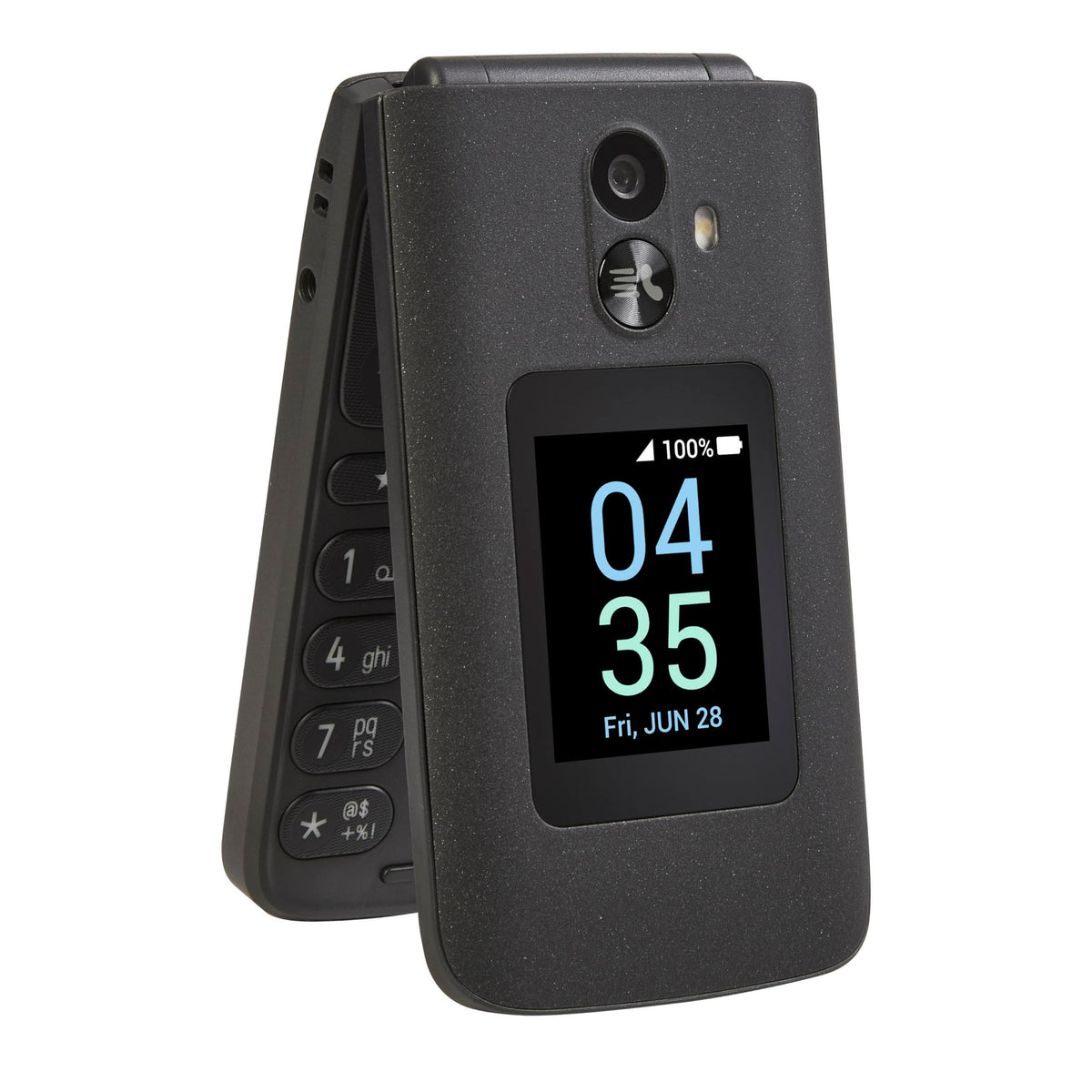 Tracfone| TCL FLIP 3 | Locked| 13GB | 1850mAh Battery |5MP Video Capable Camera| Stone Gray