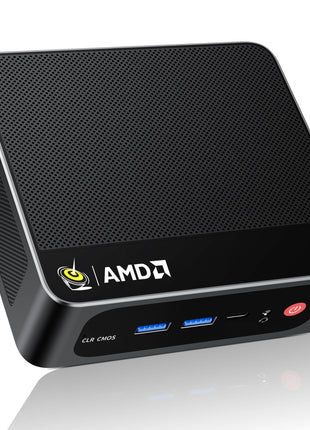 Beelink Mini PC, SER5 Pro 5625U AMD Ryzen 5 (Up to 4.3GHz) 16GB DDR4 480GB M.2 SSD Mini Desktop Computer, 2.5Gbps LAN, Wifi6/BT5.4,HDMI/DP/Type-c/4K Triple Display Micro PC