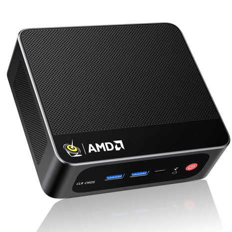 Beelink Mini PC, SER5 Pro 5625U AMD Ryzen 5 (Up to 4.3GHz) 16GB DDR4 480GB M.2 SSD Mini Desktop Computer, 2.5Gbps LAN, Wifi6/BT5.4,HDMI/DP/Type-c/4K Triple Display Micro PC