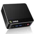 Beelink Mini PC, SER5 Pro 5825U AMD Ryzen 7 (Up to 4.5GHz) 16GB DDR4 500GB PCle 3.0 SSD Mini Desktop Computer, 2.5G LAN, Wifi6/BT5.2,HDMI/DP/Type-c/4K Triple Display Micro PC