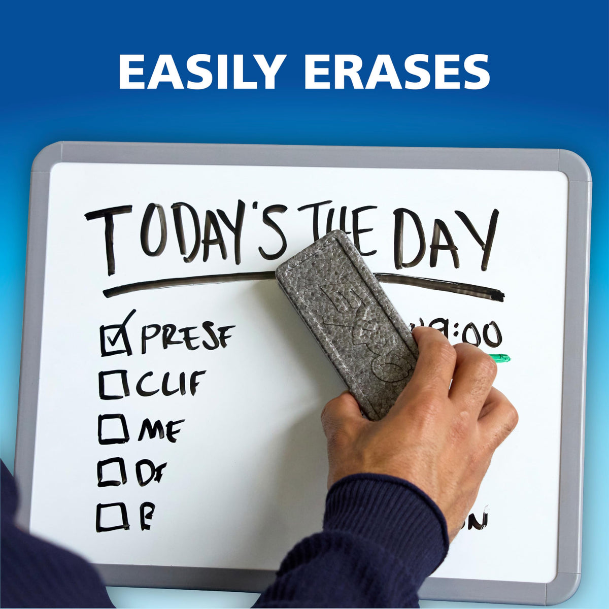 EXPO Dry Erase Markers, Low Odor Ink, Black, Chisel Tip, 4 Count - Easily Erases, Vibrant Ink, Ideal for Classroom, Back to School Supplies, Teachers, Office, Whiteboard & Home