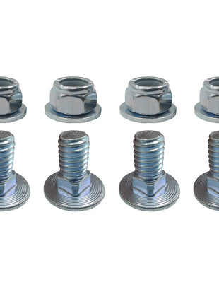 4-Pack 784-5581A (5/16-18) 5/8 inch Carriage Bolts Nuts kit fits MTD Shave Plate Scraper Bar 790-00120-0637 Snow blowers
