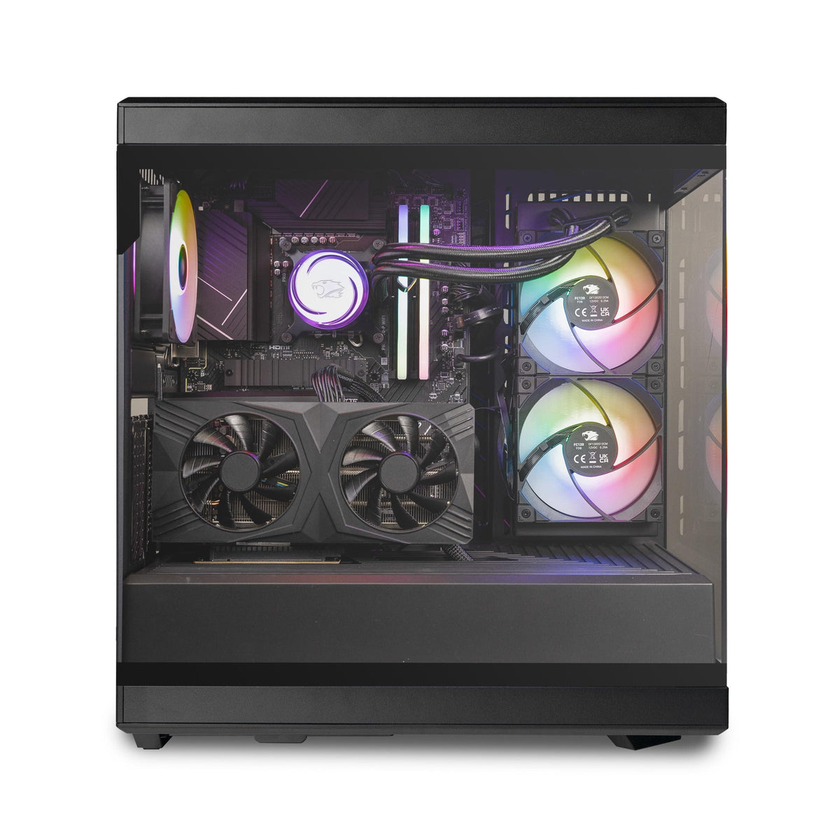 iBUYPOWER Y40 PRO Black Gaming PC Desktop Computer AMD Ryzen 7 9800X3D CPU, AMD Radeon RX 7800 XT 16GB GPU, 32GB DDR5 RGB 5200MHz RAM, 2TB NVMe SSD, Windows 11 Home, Keyboard, Mouse - Y40BA7R78XT01