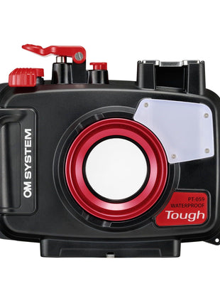 OM SYSTEM Olympus PT-059 Underwater Housing for TG-Series Cameras, Metal, Black | Compatible with Tg-6/tg-7, Waterproof to 45 M, Retains Full Camera Controls, 1x Fiber-Optic Strobe Output