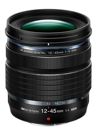 OM SYSTEM Olympus M.Zuiko Digital ED 12-45mm F4.0 PRO for Micro Four Thirds System Camera, Compact Lightweight Zoom, Weather Sealed Design, Close-up, L-Fn Button