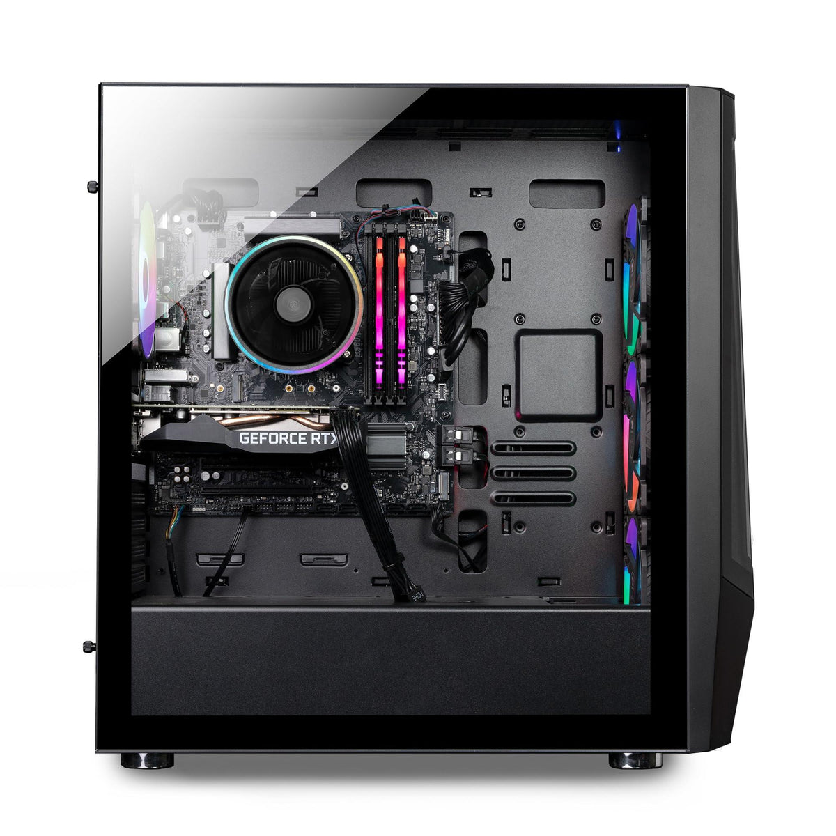 iBUYPOWER Trace 7 Mesh Black Gaming PC Computer Desktop TraceMeshA7R78XT01 (Ryzen 7 7700, RX 7800 XT 16GB, 32 GB DDR5 5200 RGB (16GBx2), 2TB NVME, WiFi Ready, Windows 11 Home)