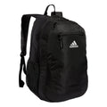 adidas Foundation Backpack for Laptop, Large Durable Athletic Gym Bag, Black/White, One Size