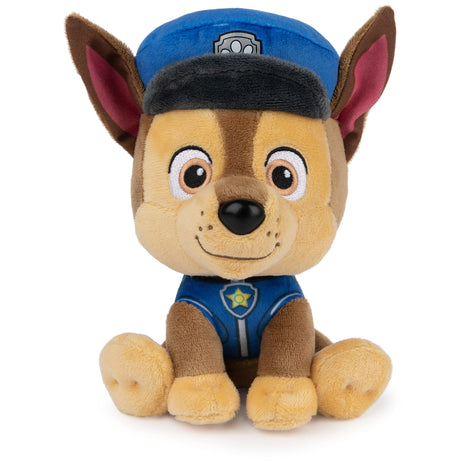 GUND PAW Patrol Chase 6-Inch Plush Toy, Stuffed Animal for Ages 1+ | Soft Tactile Sensory Details Provide Emotional Comfort, Inspire Imaginative Screen-Free Roleplay and Problem-Solving