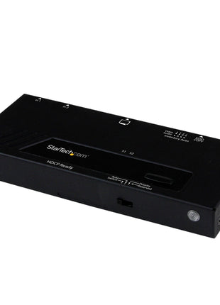 StarTech.com 2 Port HDMI Switch w/ Automatic and Priority Switching - 2 In 1 Out HDMI Selector with Automatic Priority Switching – 1080p, TAA (VS221HDQ)