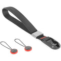 Peak Design Cuff Camera Wrist Strap, Black, Compatible with DSLR, Compact and Point-and-Shoot Cameras, Low Profile, Quick Release and Connection, 200 lb Capacity, Camera Straps for Photographers