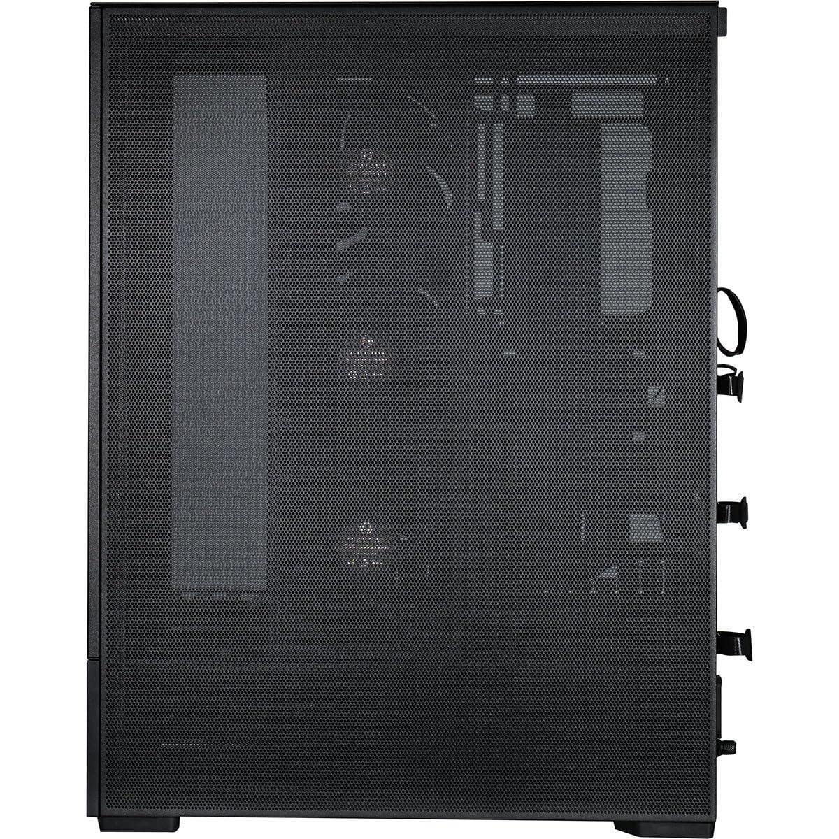 Lian Li SUP01 RGB Tempered Glass ATX Small Tower Computer Case, Black