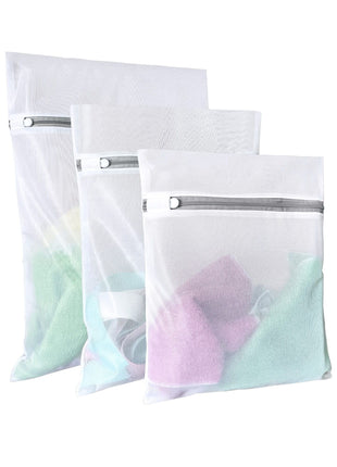 Lingerie Bags for Washing Delicates,Small Fine Mesh Laundry Bags,3Pcs(1 Large,1 Medium,1 Small)