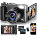 4K Digital Camera for Photography Autofocus, Upgraded 64MP WiFi Vlogging Camera for YouTube with 3