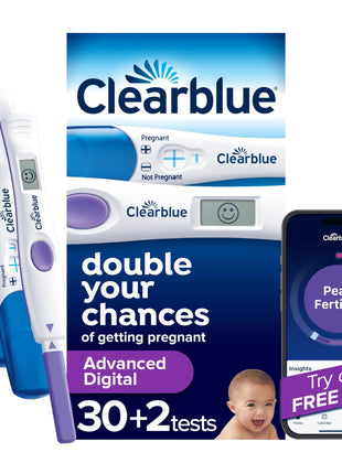 Clearblue Advanced Digital Ovulation Test Kit, 32 Count