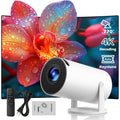 2025 Mini Projector with WiFi and Bluetooth, Portable Projector Full HD 4K Support with Automatic Vertical Keystone Correction 270° Rotation Projector and Android 11.0 Smart Projector