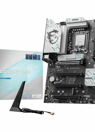 MSI B860 Gaming Plus WiFi Motherboard, ATX - Supports Intel Core Ultra Processors (Series 2), LGA 1851 - DDR5 Memory Boost 8800+ MT/s (OC), PCIe 5.0 x16 x16, M.2 Gen5, Intel Killer 5G LAN, Wi-Fi 7