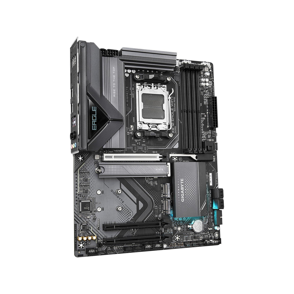 GIGABYTE X870 Eagle WIFI7 AMD AM5 LGA 1718 Motherboard, ATX, DDR5, 4X M.2, PCIe 5.0, USB4, WIFI7, 2.5GbE LAN, EZ-Latch, 5-Year Warranty