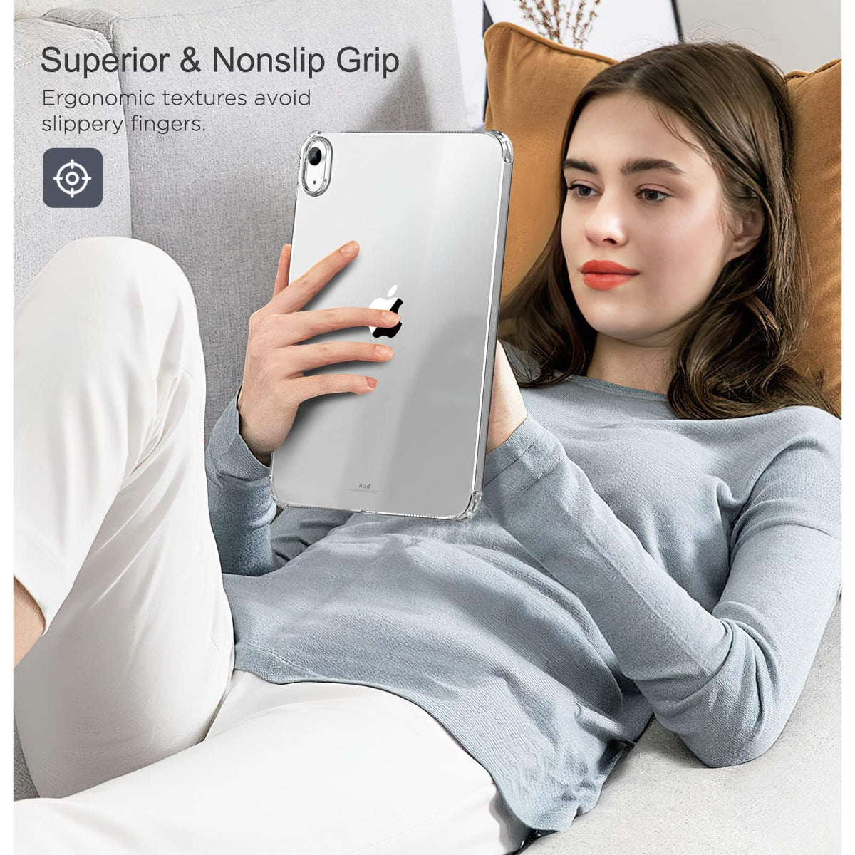 MoKo Clear Case for iPad (A16) 11th Generation 2025 11-inch/10th Generation 2022 10.9 inch, Lightweight Soft TPU, Anti-Scratch Ultra Slim Protective Tablet Cover, Shockproof Impact Resistant, Clear