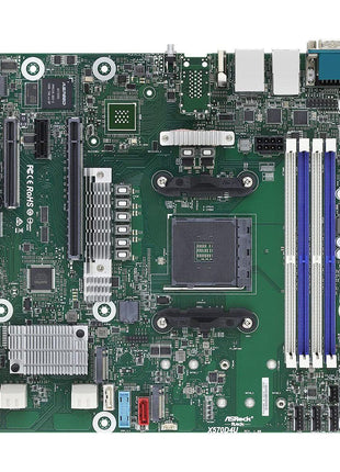 ASRock Rack X570D4U Socket AM4/ AMD X570/ DDR4/ SATA3&USB 3.2/ Micro-ATX Server Motherboard