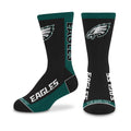 For Bare Feet NFL PHILADELPHIA EAGLES MVP Crew Sock Team Color Youth