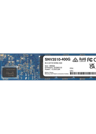 Synology M.2 22110 NVMe SSD SNV3510 400GB (SNV3510-400G)