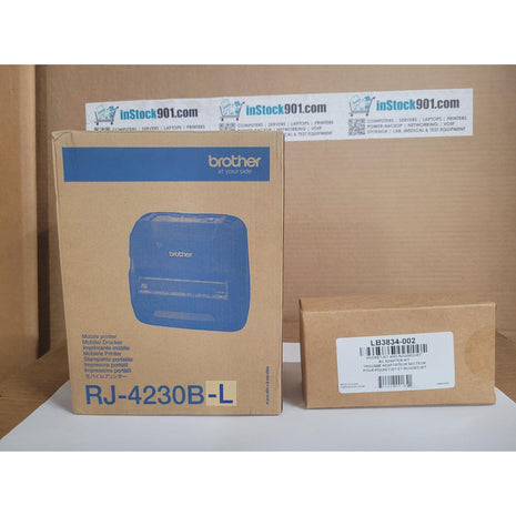 Brother Rugged Jet RJ4230B-L Mobile 4IN DT Printer USB BT H/MFI NFC Pairing