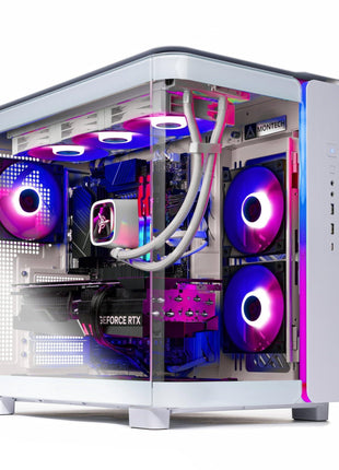 Skytech Gaming King 95 Gaming PC, AMD Ryzen 7 7800X3D 4.2GHz, NVIDIA RTX 5070 Ti 16GB VRAM, 1TB Gen4 NVMe SSD, 32GB DDR5 RAM 6000, 850W Gold ATX 3 PSU, 360 ARGB AIO, WI-FI 5, Windows 11, Desktop